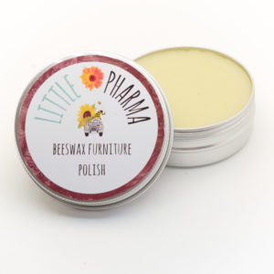 Food grade natural beeswax furniture polish in a 60ml tin. No added chemicals so safe to use on surfaces come in contact with food items.